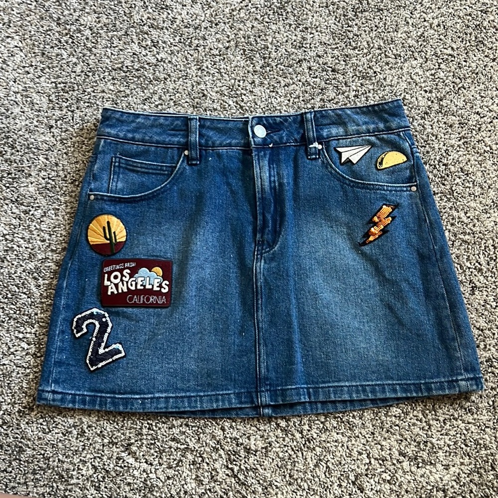 PacSun Jean Skirt